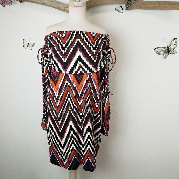 P. Luca Milano off the shoulder dress - Picture 1 of 6